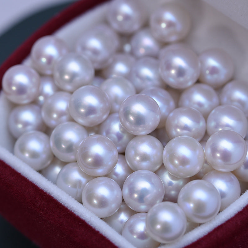 Flawless White Pearl Stud Earrings