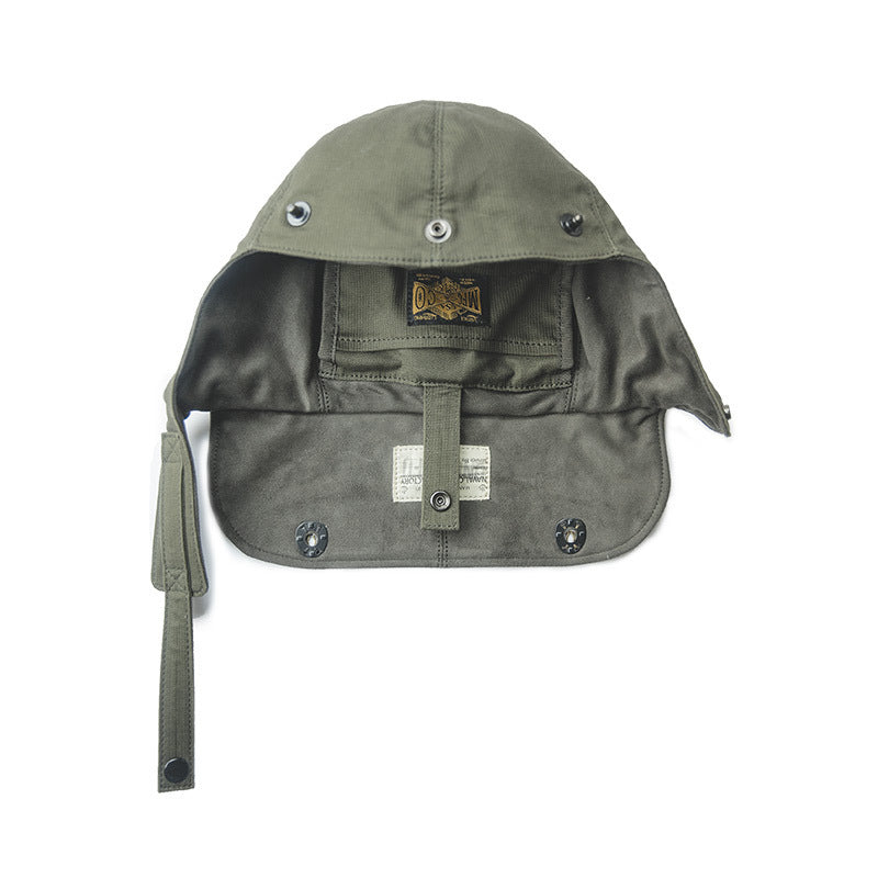 Army Green Canvas Tool Bag Vintage Style