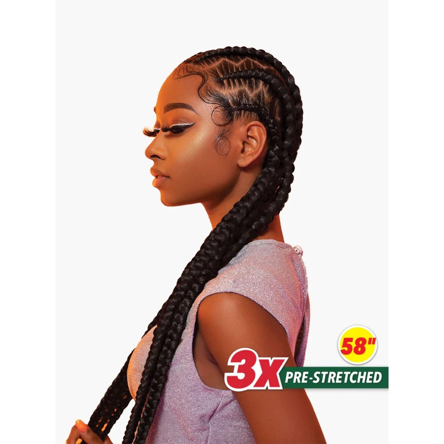 Sensationnel 3X X-Pression Pre-Stretched Braid - 58"