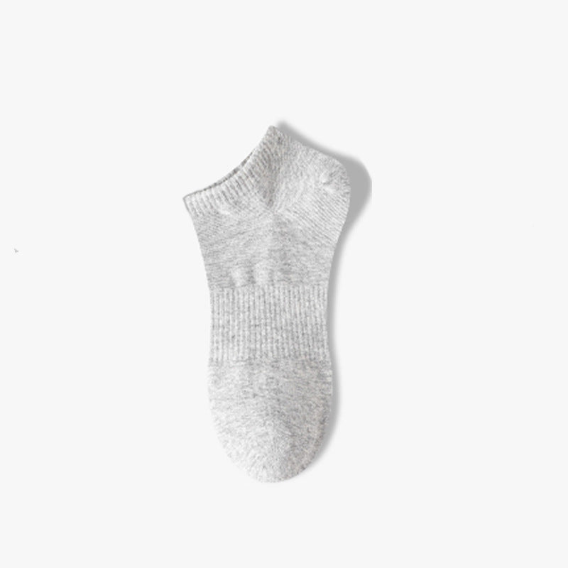 Solid-color Summer No-show Socks For Men And Women