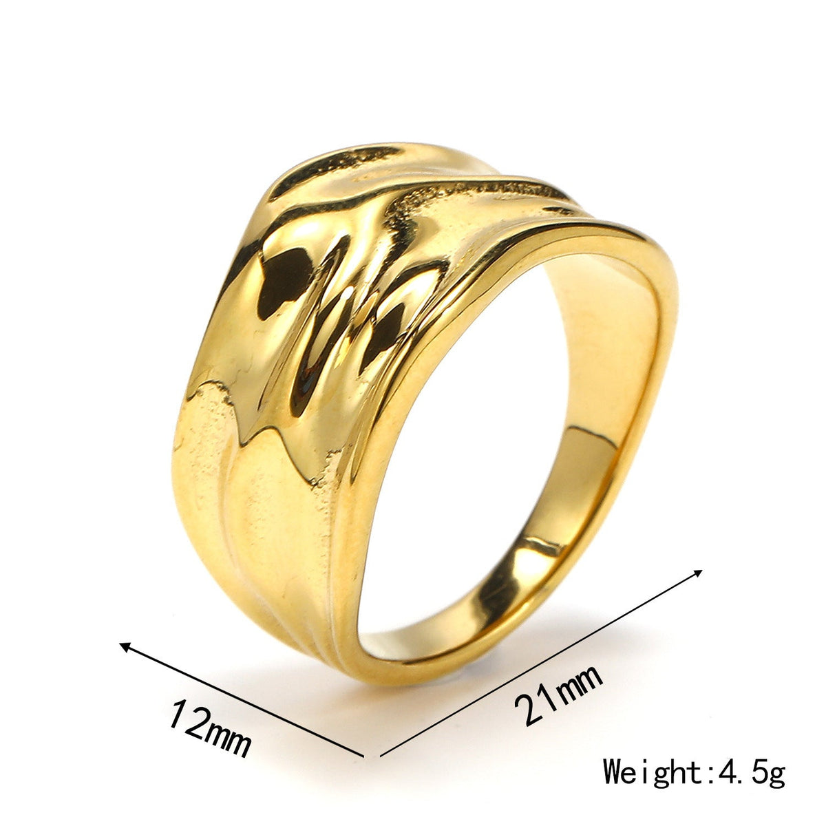 Women's Cold Style Titanium Steel Ring