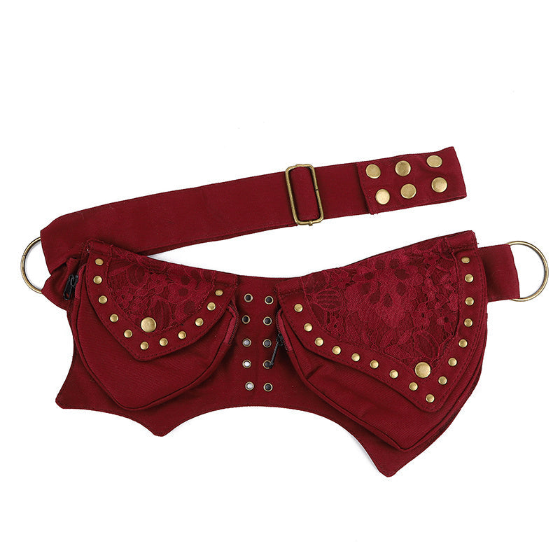 Vintage Waist Chest Crossbody Bag