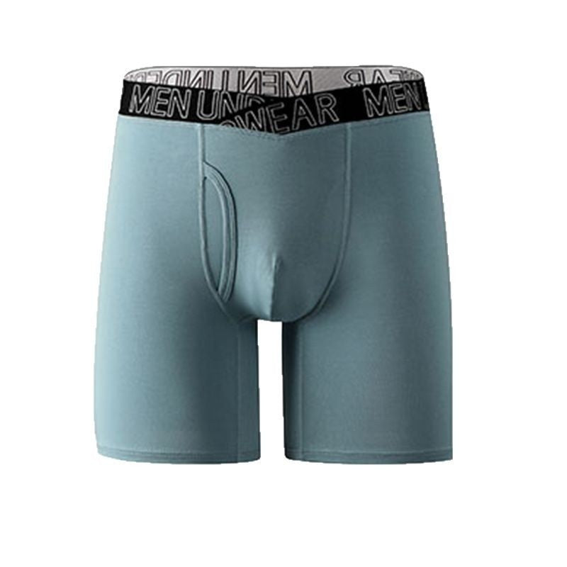 V-Shape Mens Breathable Boxer Briefs For Running And Fitness  Extended Length
