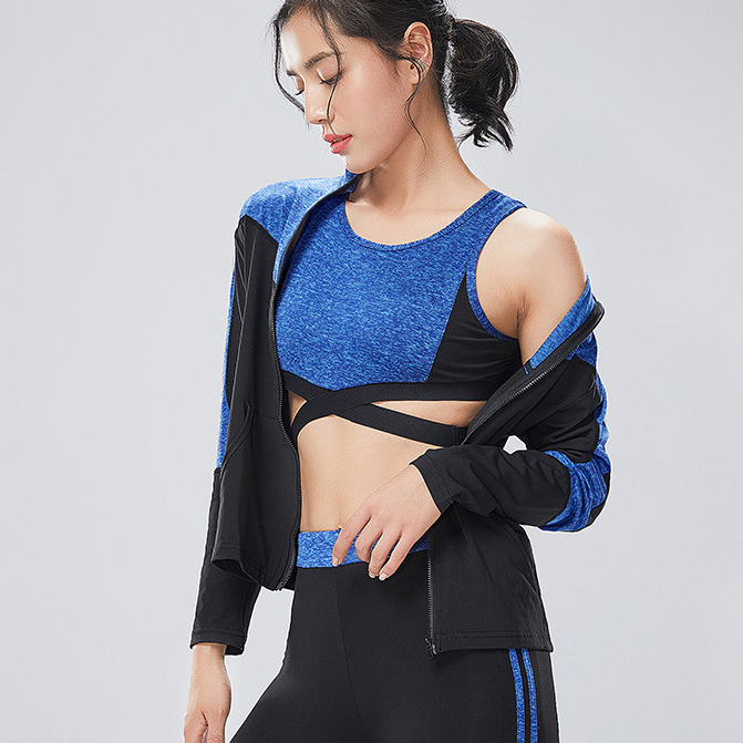 Quick-Drying Women's Long-Sleeved Sports Jacket & Tights
