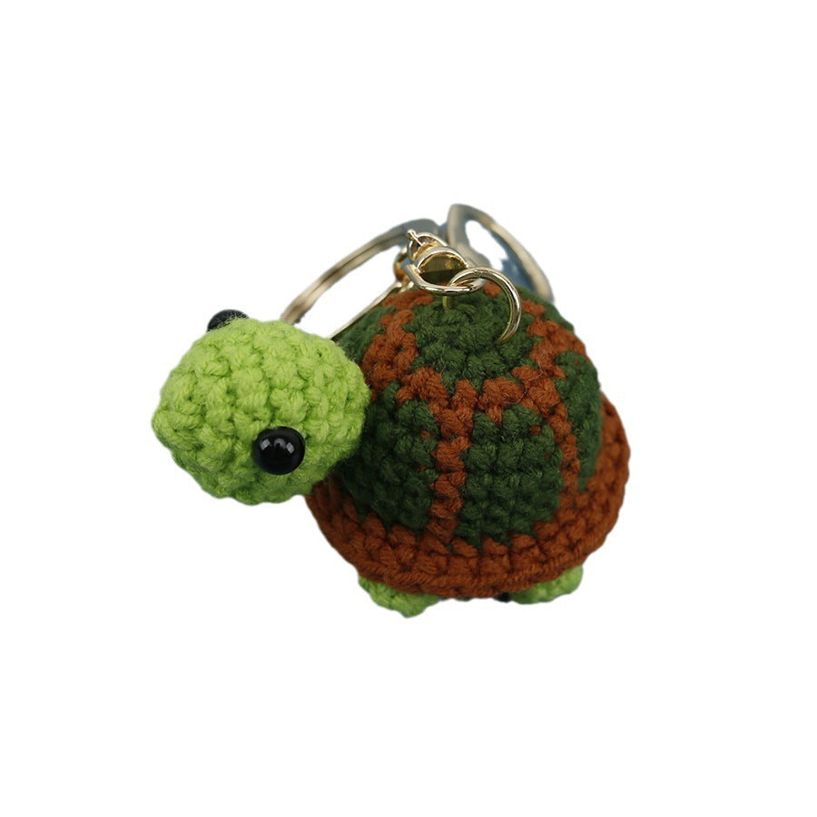 Creative Knitted Turtle Pendant Keychain