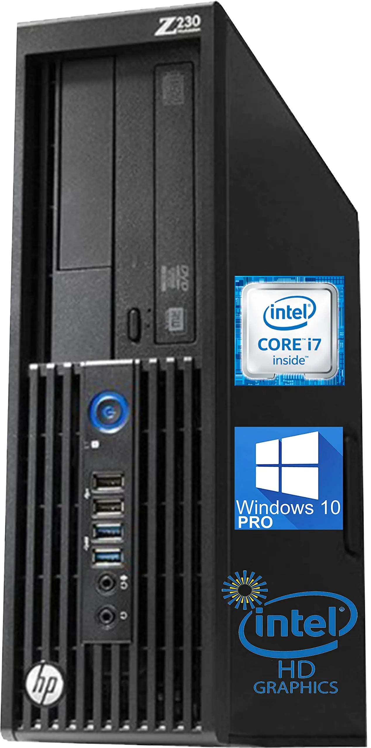 Style Loft Collection x HP z230 Workstation SFF Desktop Computer Intel Core i7-4770 Upto 3.9GHz 32GB RAM 1TB SSD + 500GB HDD HD Graphics 4600 4K DisplayPort HDMI Wi-Fi Bluetooth - Windows 10 Pro (Renewed)