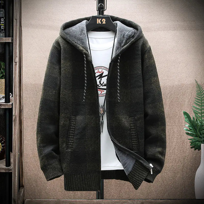 Style Loft Collection Lumberjack Checkerboard Hoodie