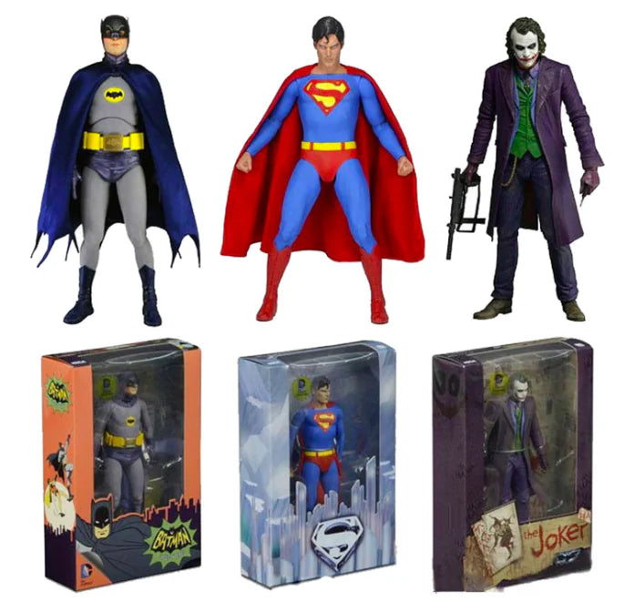 Style Loft Collection x Batman, Joker, and Superman Dawn of Justice Action Figures