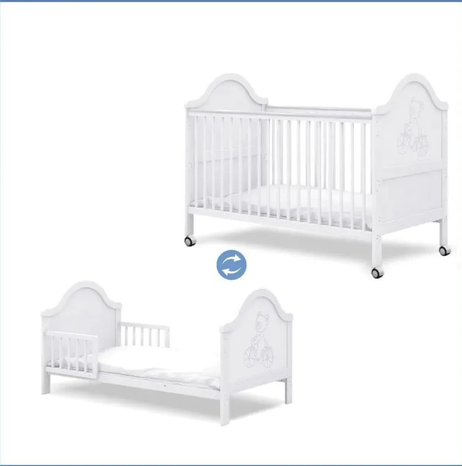 Style Loft Collection Grow With Me Multi-Function Pine Baby Bed