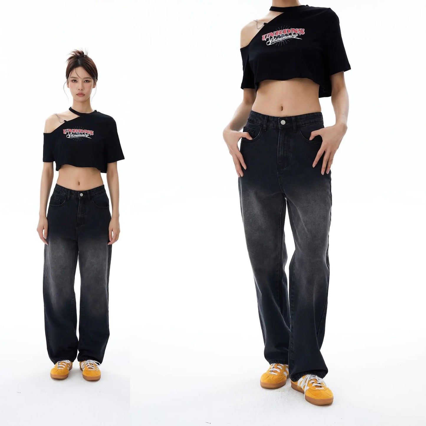 Style Loft Collection 5 Boroughs Washed Denim Jeans