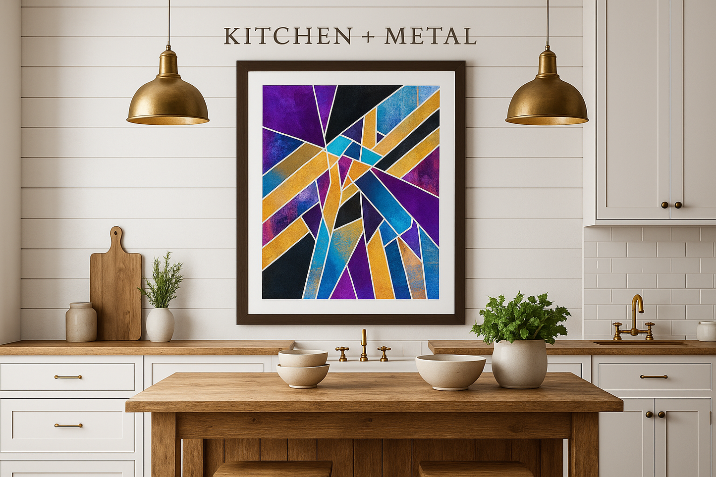 Dreams Frame | Home Decor | Kitchen + Metal