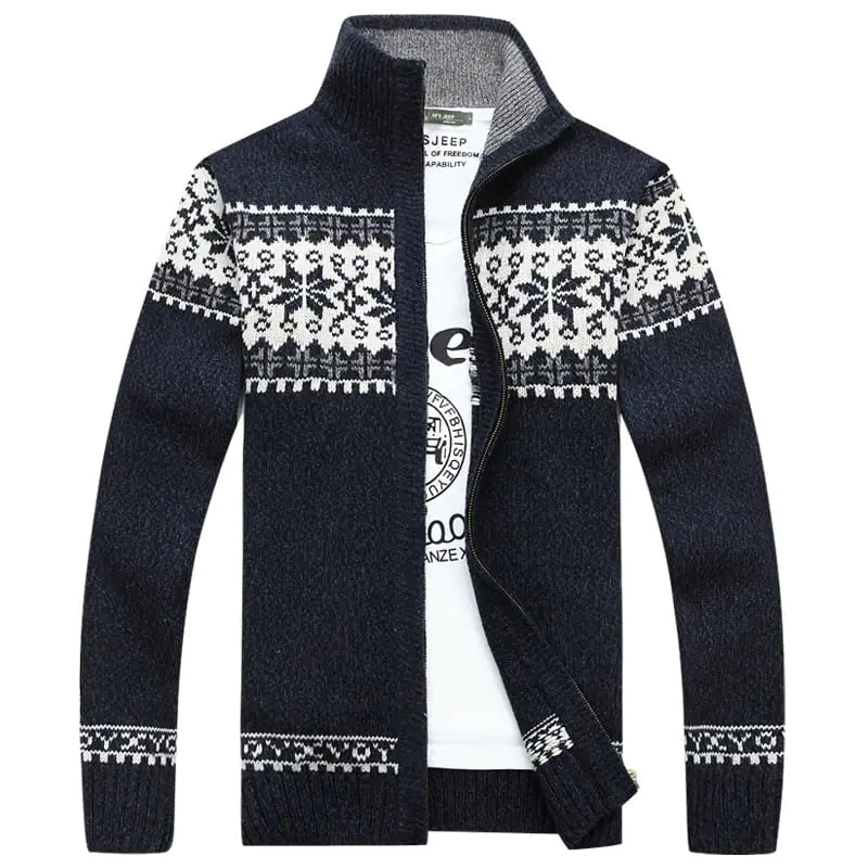 Style Loft Collection Oullins Jacquard Sweater Coat