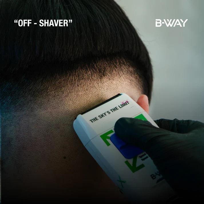 B-Way Urban Shorty Clipper & OFF Foil Shaver – Professional Barber Combo