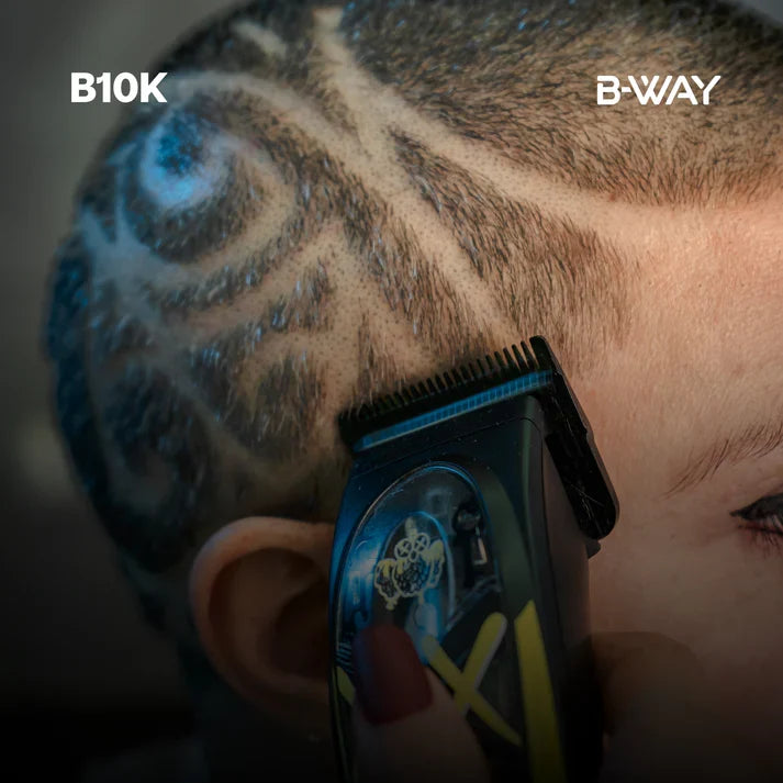 B‑WAY B10K Clipper & CUTZ Dark Trimmer – 2‑Piece Barber Set