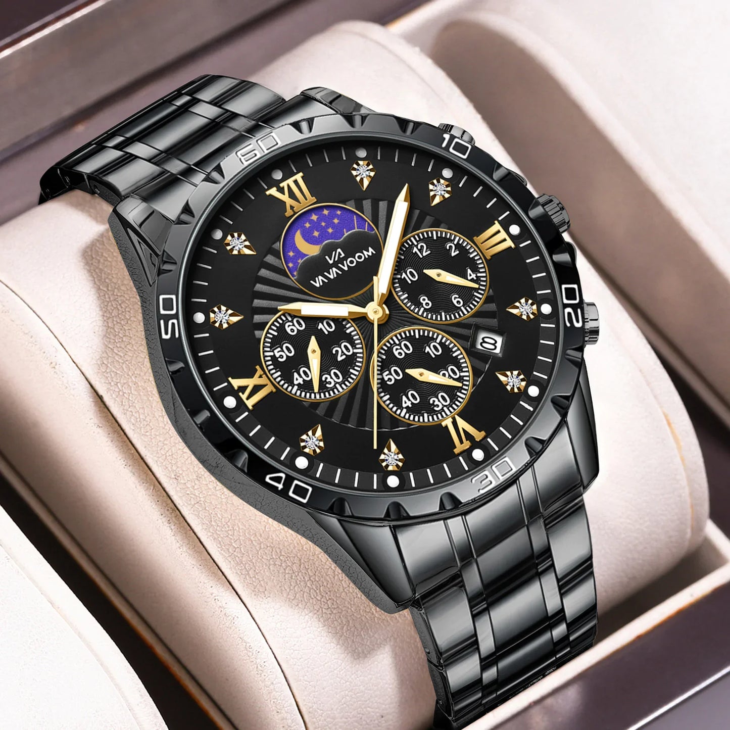 Style Loft Collection Hawthorne Luminous Calendar Quartz Watch