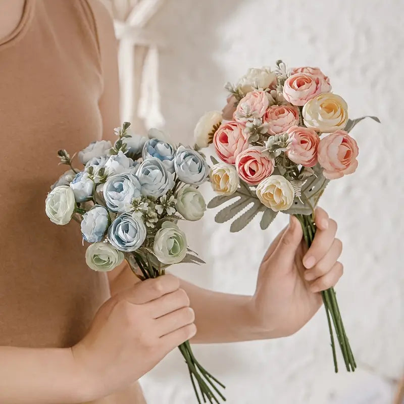 Style Loft Collection 18 Piece Silk Roses
