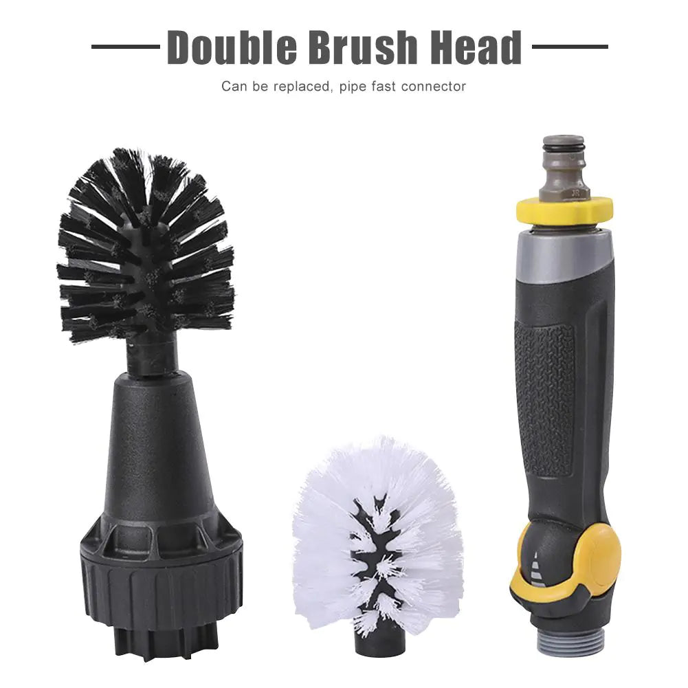 Style Loft Collection AutoStyle Tire and Wheel Cleaning Hose Attachment Brush