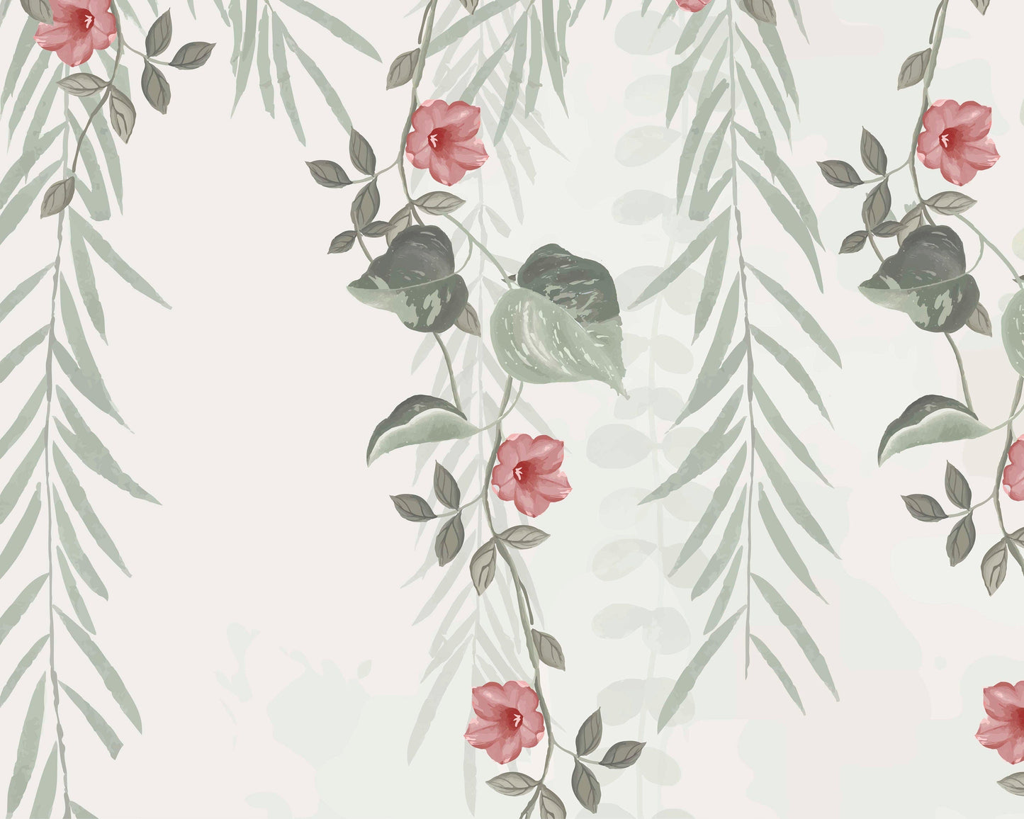 Sage and Pink Foliage | Kitchen + Metal