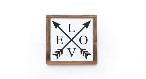 Valentine's Day Wood Signs | Home Decor | Kitchen + Metal