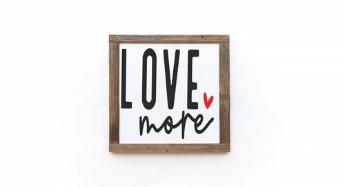 Valentine's Day Wood Signs | Home Decor | Kitchen + Metal