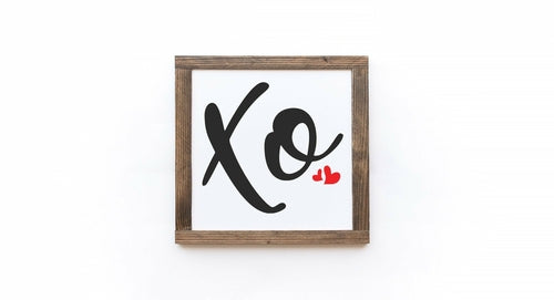 Valentine's Day Wood Signs | Home Decor | Kitchen + Metal