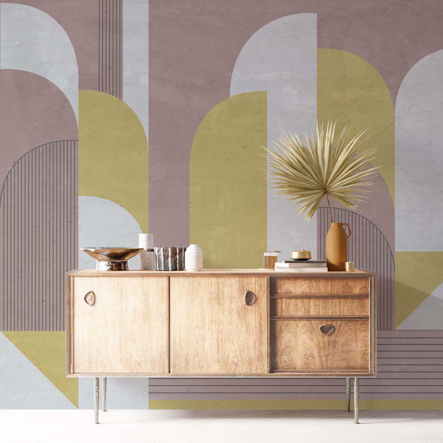 Art Nouveau Mural | Kitchen + Metal