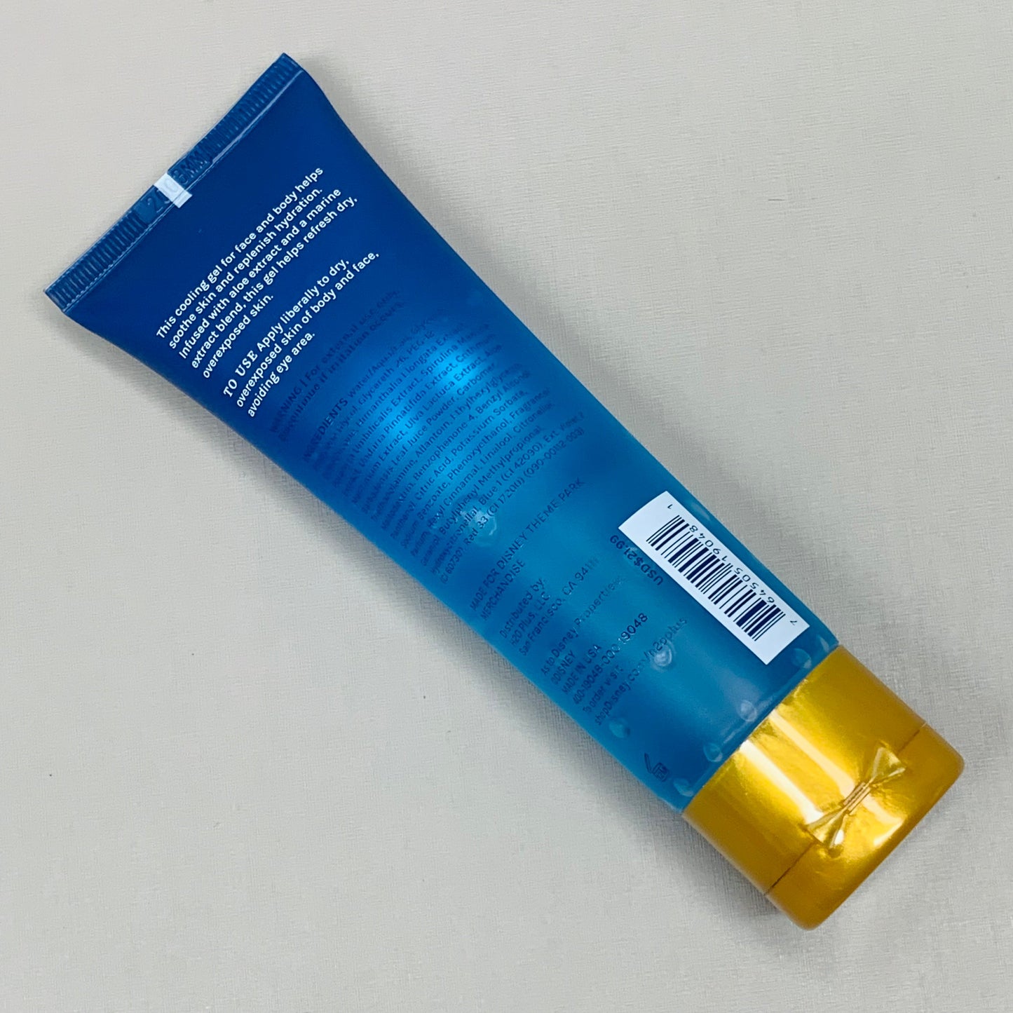 DISNEY Resorts (6 PACK) H2O+ Cooling Aloe Gel 3 oz Tube DISCONTINUED 19048 (New)