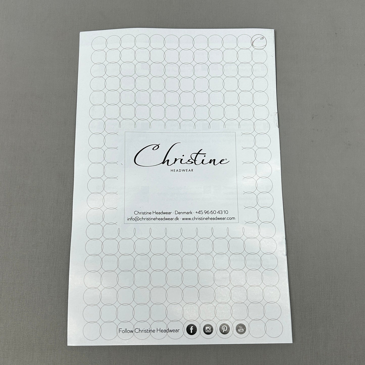 CHRISTINE HEADWEAR Mantra Scarf Long Swirls 1012-0473 (New)