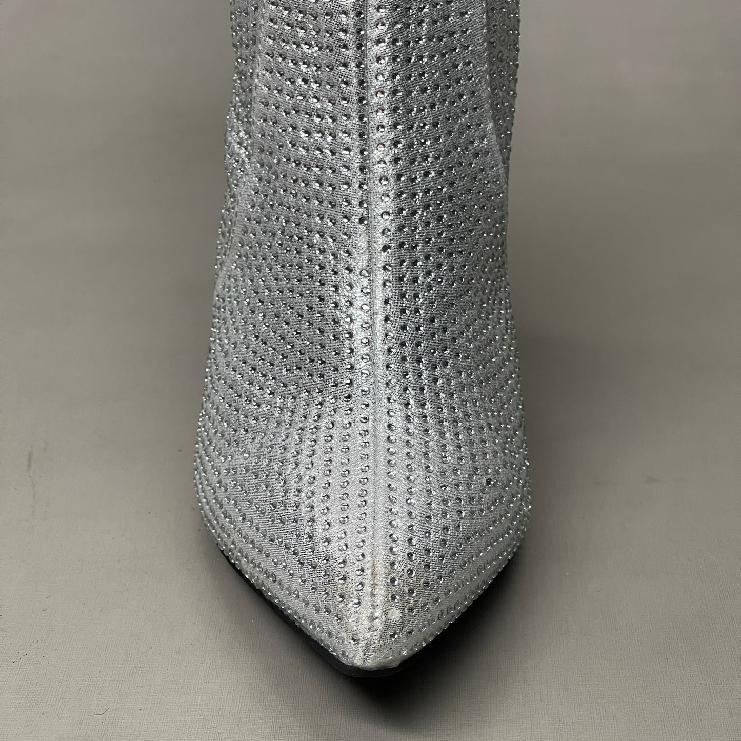 MIA Mackynzie Silver Stone Tall Heeled Boots Sz 8.5M Q100302