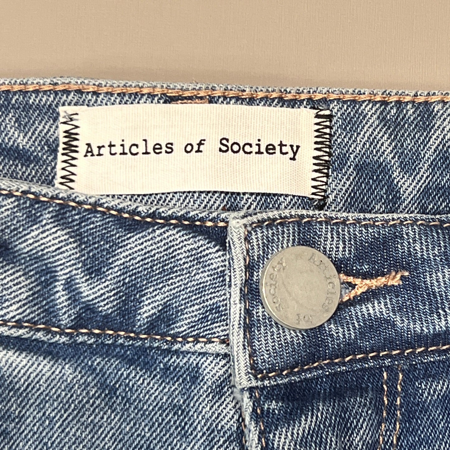 ARTICLES OF SOCIETY Orchidland Ripped Denim Jeans Women's Sz 27 Blue 4009TQ3-717 (New)