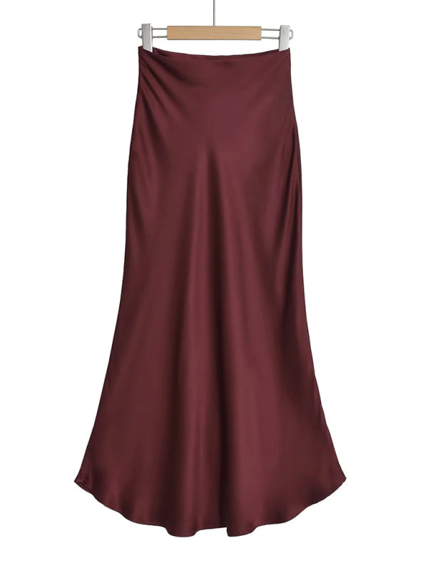 High waist maxi skirt