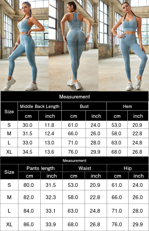 Women's Seamless Mesh Athletic Set - Quick-Dry Sports Bra & Leggings