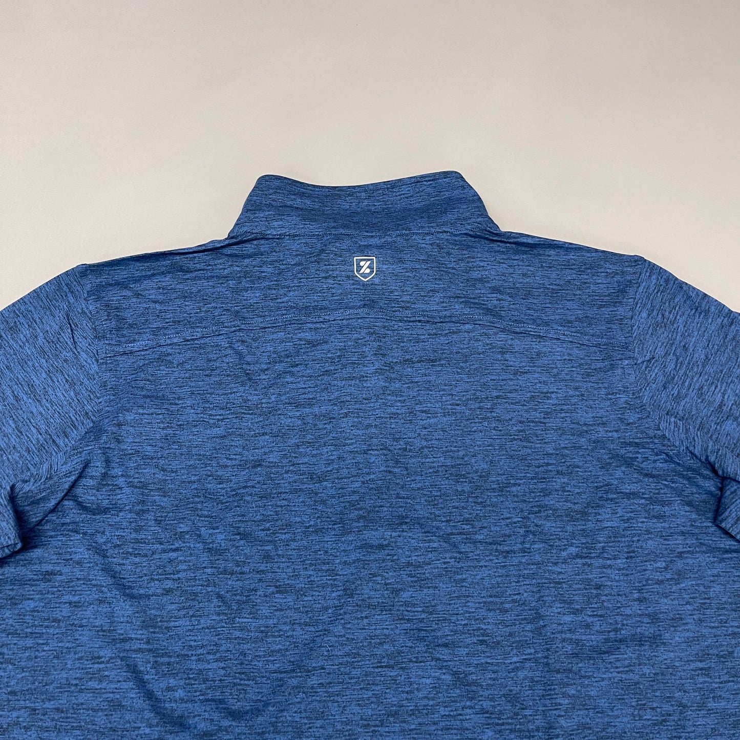 ZUSA Pull Over Shirt Long Sleeve Brisk Quarter Zip Men's Sz 2XL Navy Heather (New)