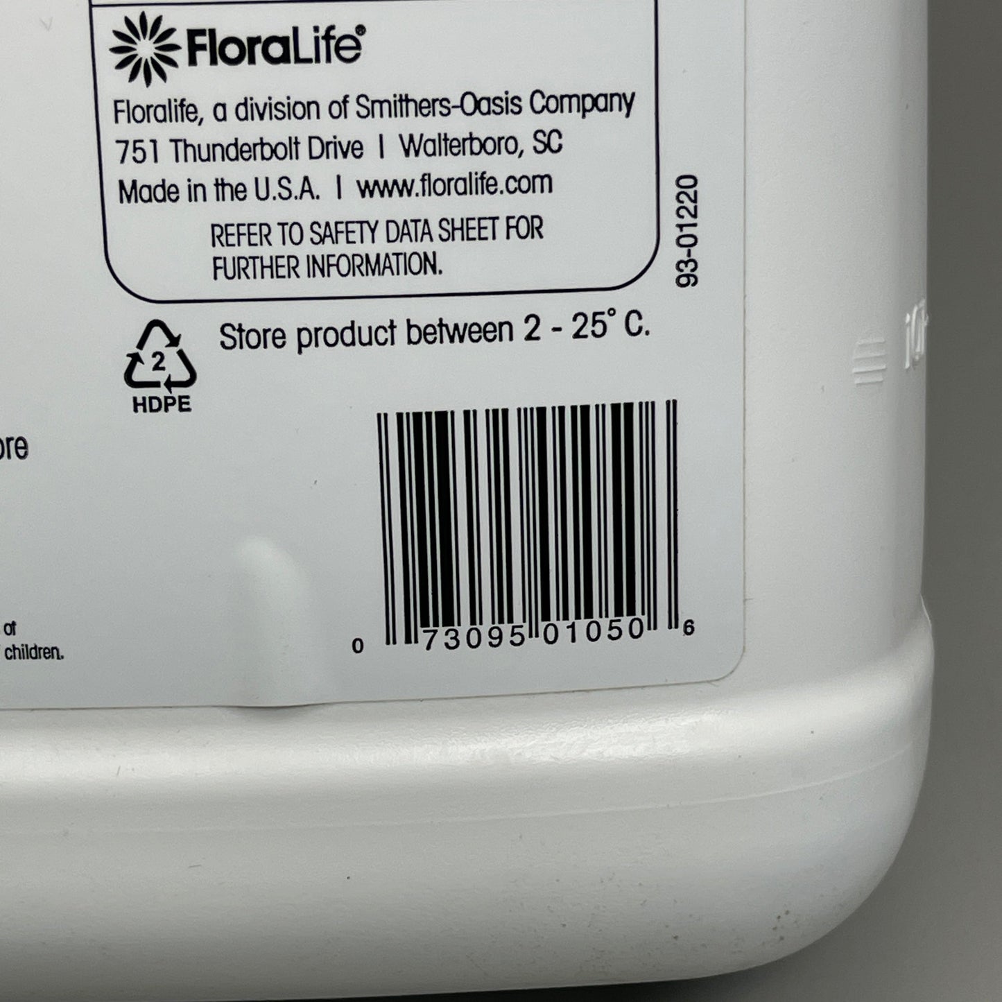 SMITHERS OASIS FloraLife Clear Crowning Glory 1 Gallon Clear (New)