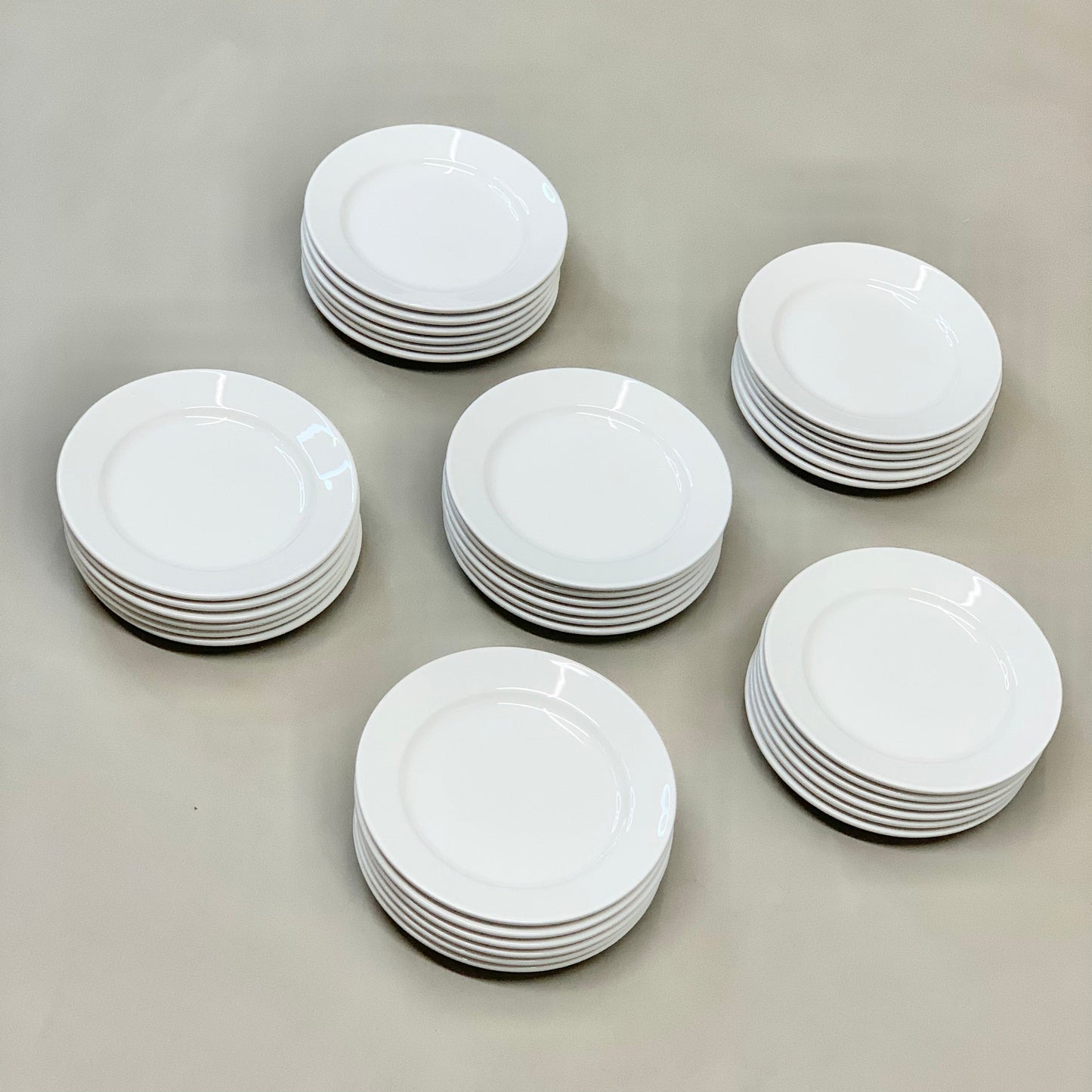 LIBBEY WORLD TABLEWARE 3 Dozen (36) Porcelana Plate 6.25" 840-410R-23 (New)