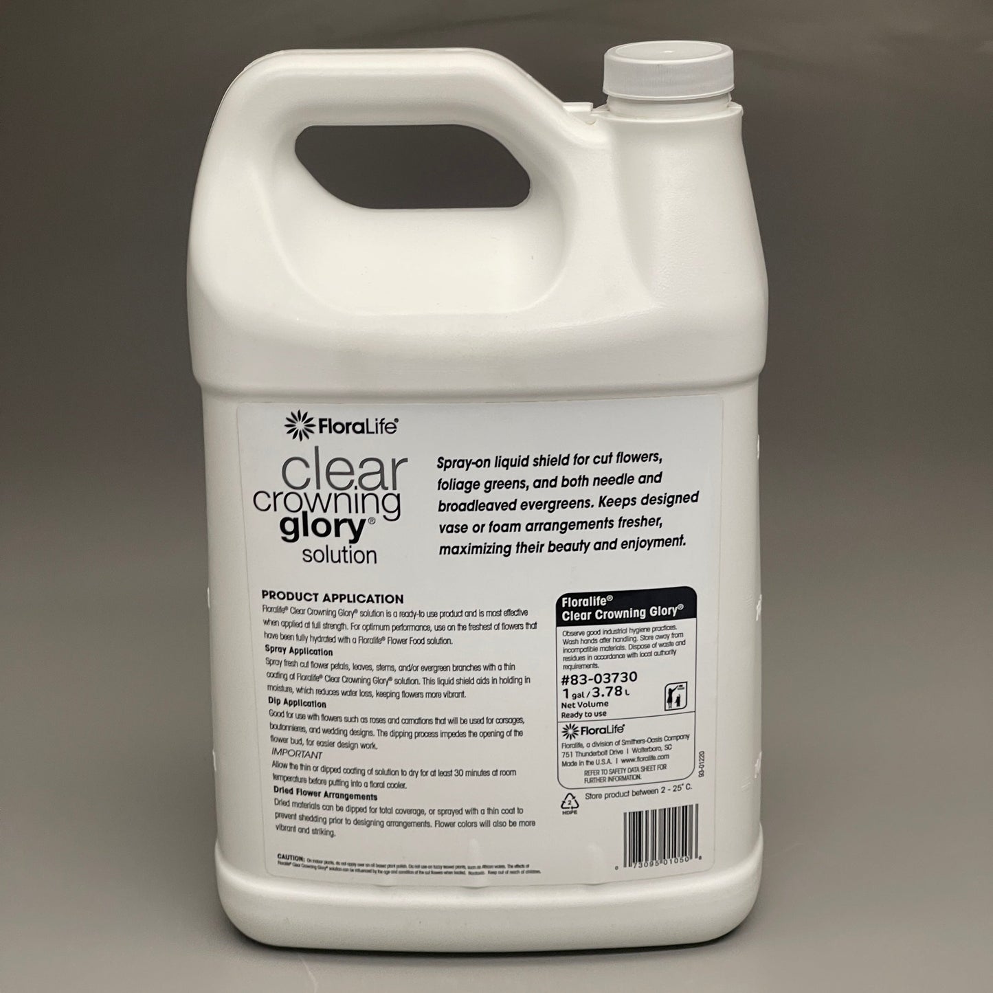 SMITHERS OASIS FloraLife Clear Crowning Glory 1 Gallon Clear (New)