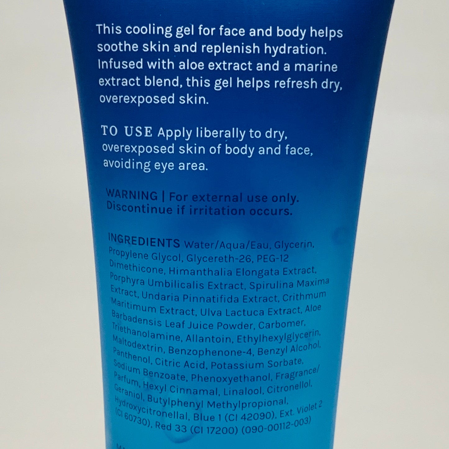 DISNEY Resorts (6 PACK) H2O+ Cooling Aloe Gel 3 oz Tube DISCONTINUED 19048 (New)