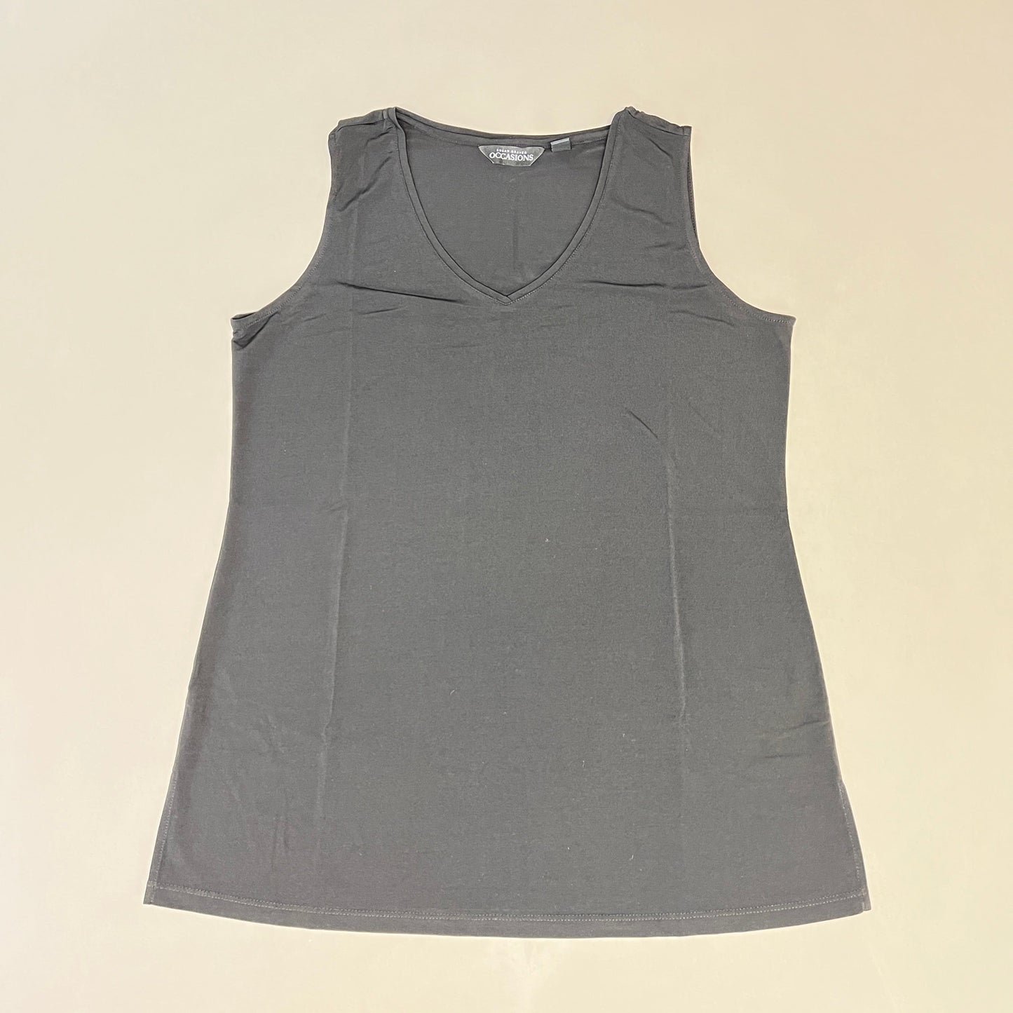 SUSAN GRAVER Knit Cardigan & Tank Set Women's Sz XXS Grey / Black A384258F19154 (New)