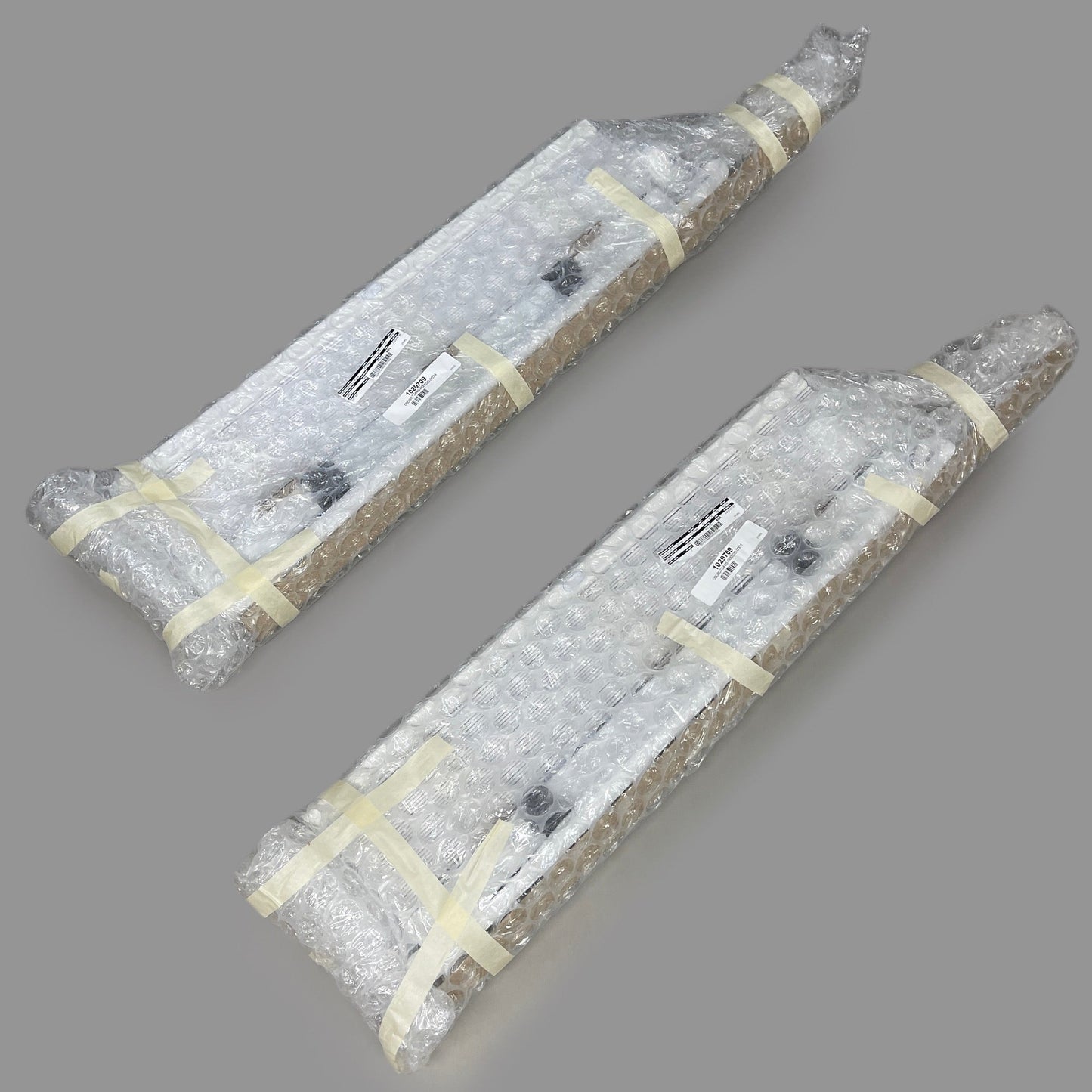 2-PACK! ILM 2" Faux Wood Blinds 28" W (27.5" actual) x 60" L White (New)