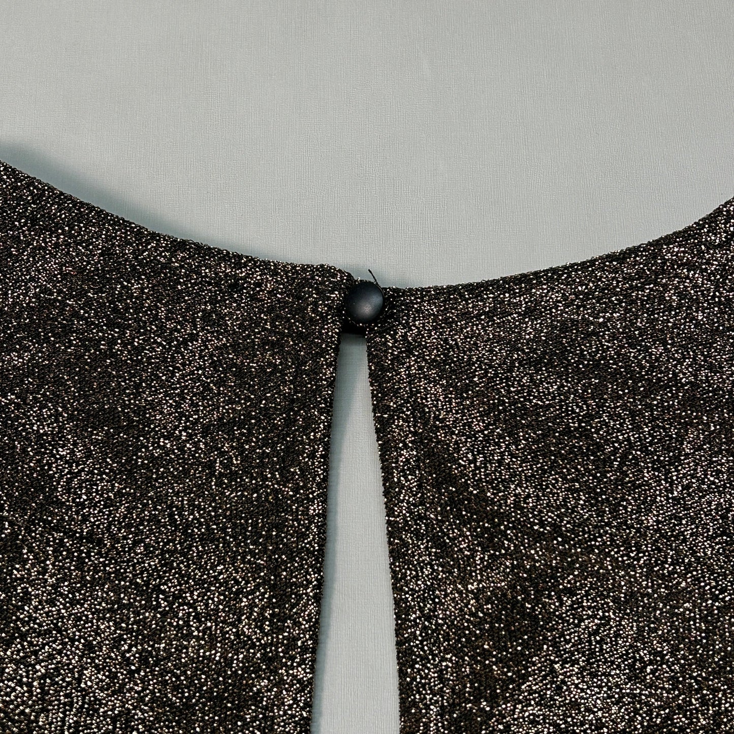 GILLI Twist Front Romper Black/Gold Size Medium (New)