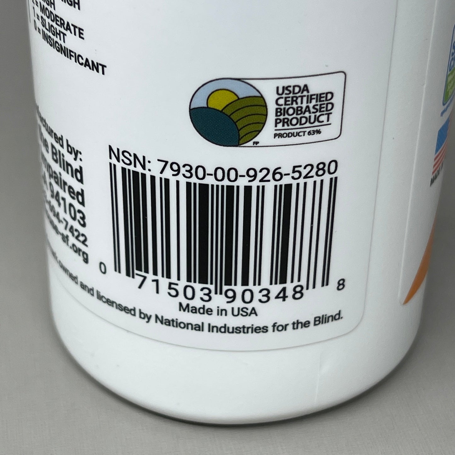SKILCRAFT (12 PACK) All Purpose Cleaner Biobased 16 oz Spray Bottle 9265280 (New)