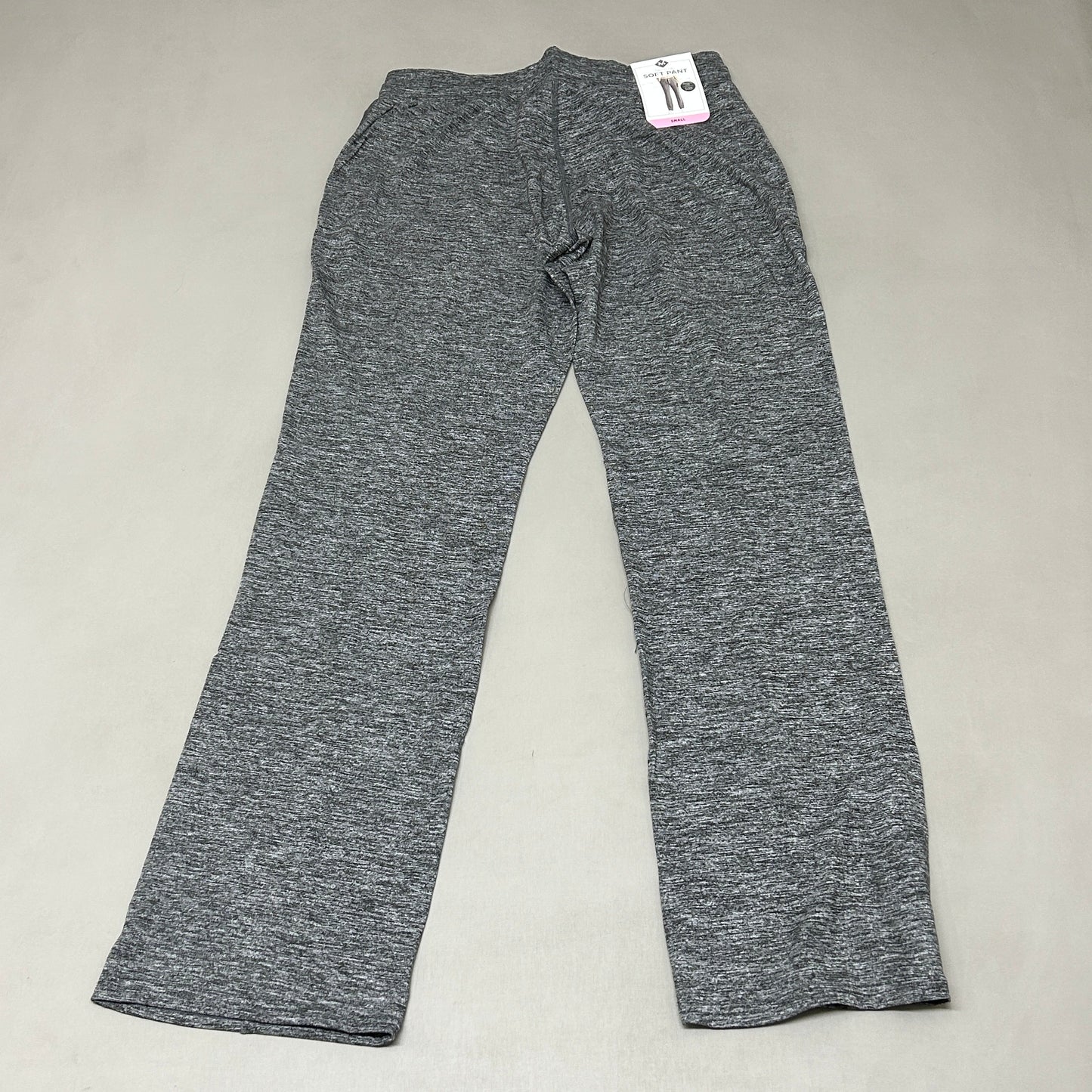MEMBERS MARK Favorite Straight Leg Soft Pant Heather Grey Size Small (New)