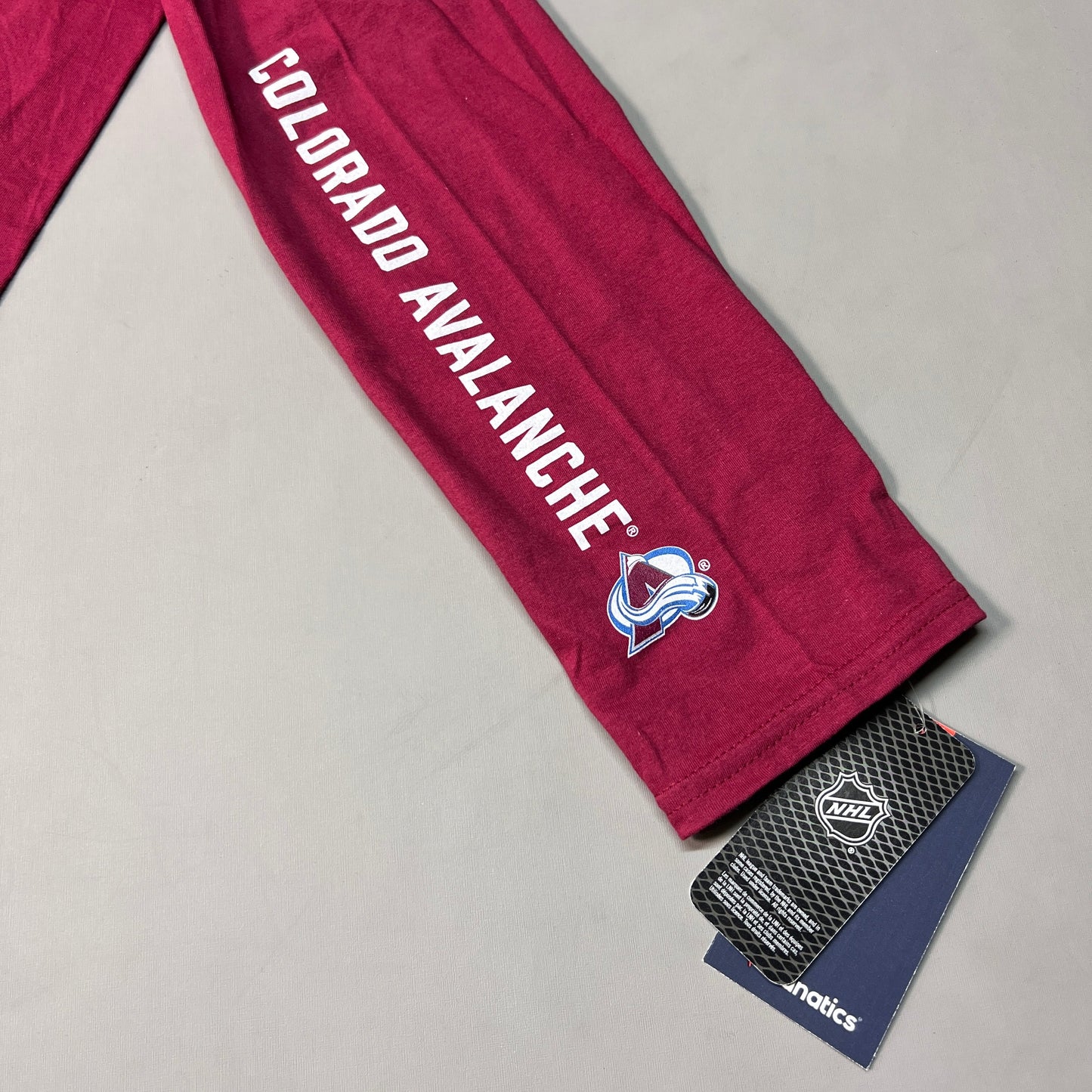 FANATICS 2022 Stanley Cup Champions Colorado Avalanche Long Sleeve T-shirt Sz 2XL Burgundy 058N SC Champs (New)