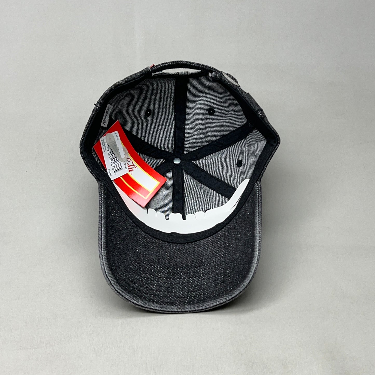 COCA-COLA Baseball Cap Strap Back Sz One Size Black 23635 (New)