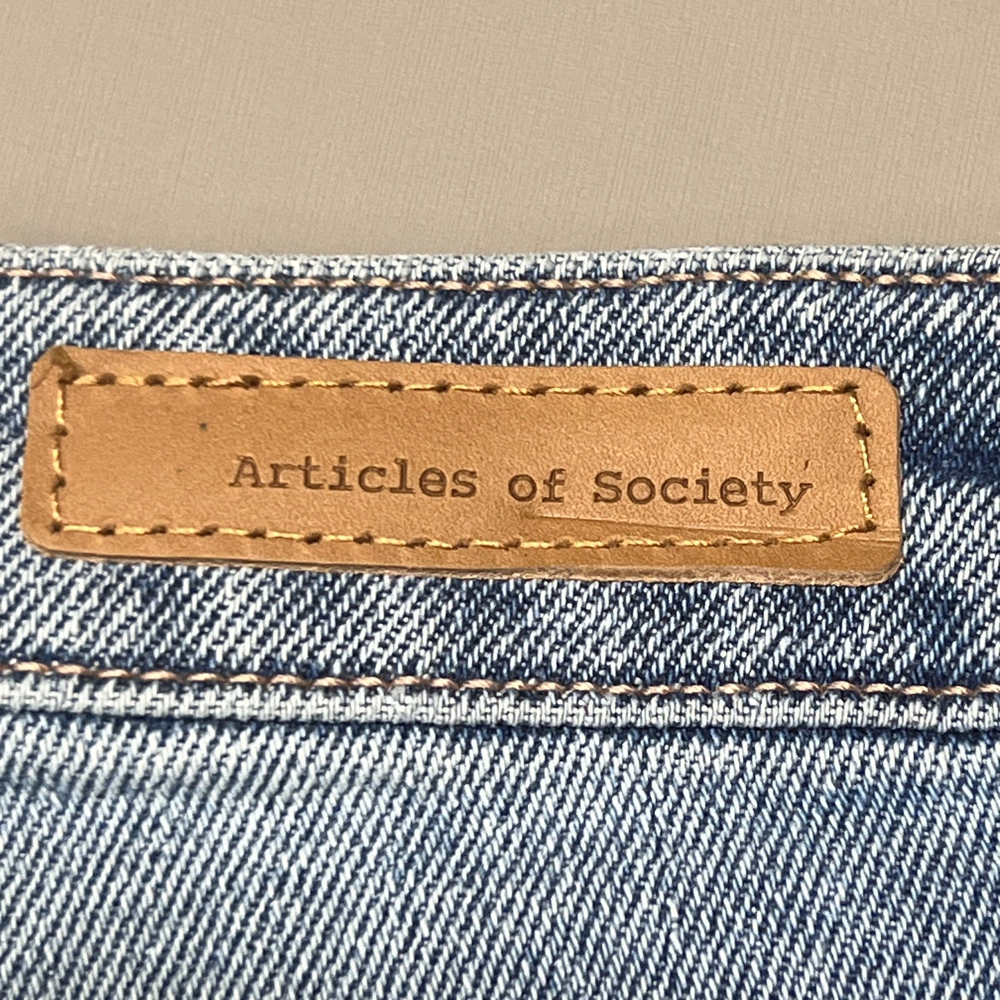 ARTICLES OF SOCIETY Orchidland Ripped Denim Jeans Women's Sz 28 Blue 4009TQ3-717 (New)