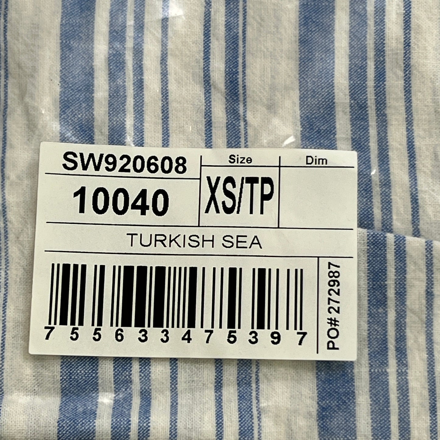 TOMMY BAHAMA Women's Shell Yea Stripe Midi Skirt Turkish Sea Size XS (New)