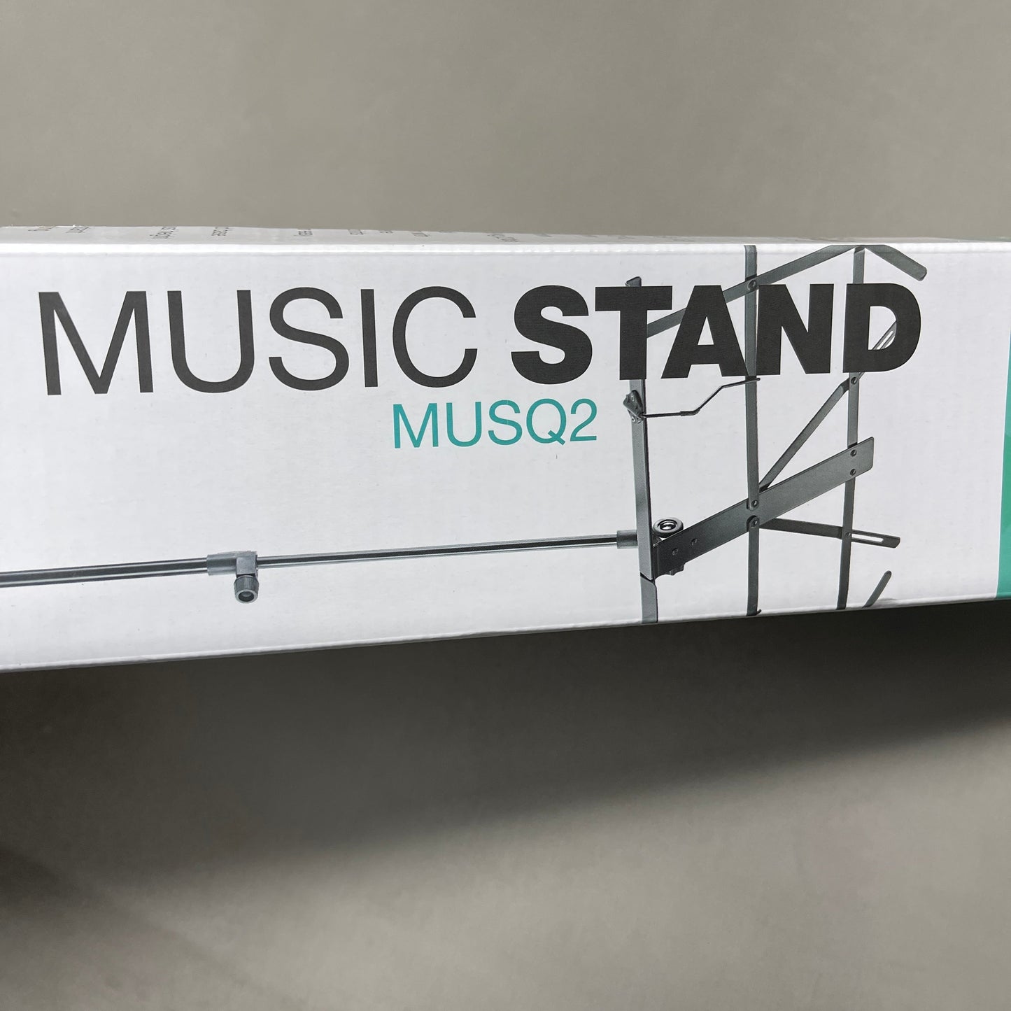 STAGG Economy Foldable Music Stand MUSQ2 Black (New)