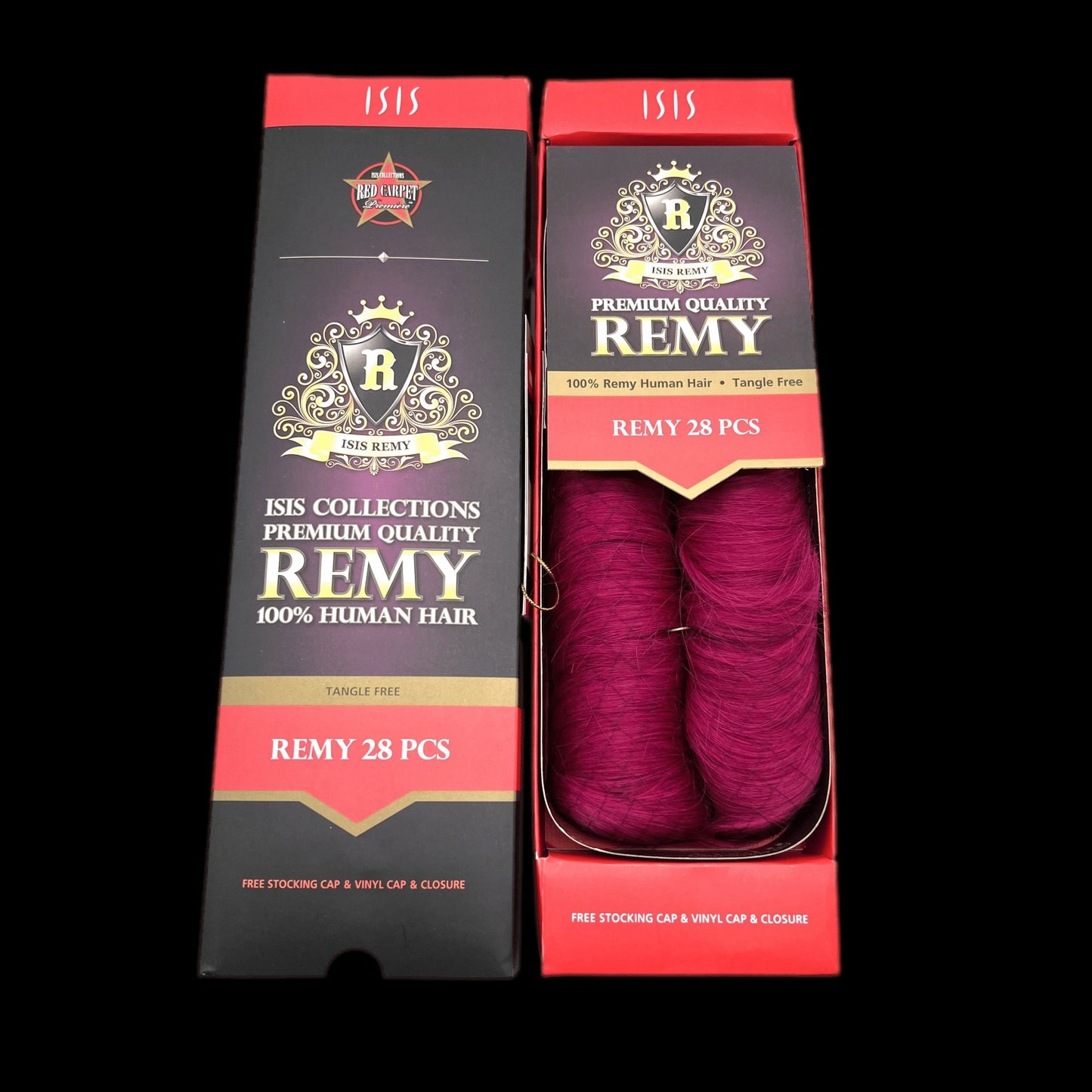 ISIS RED CARPET 100% PREMIUM REMY HUMAN WEAVE HAIR 28PC