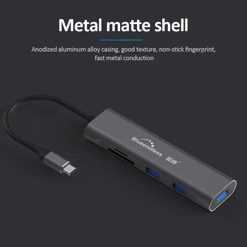 Style Loft Collection StyleTech 7 Port Multifunctional Type-C, USB, HDMI Hub