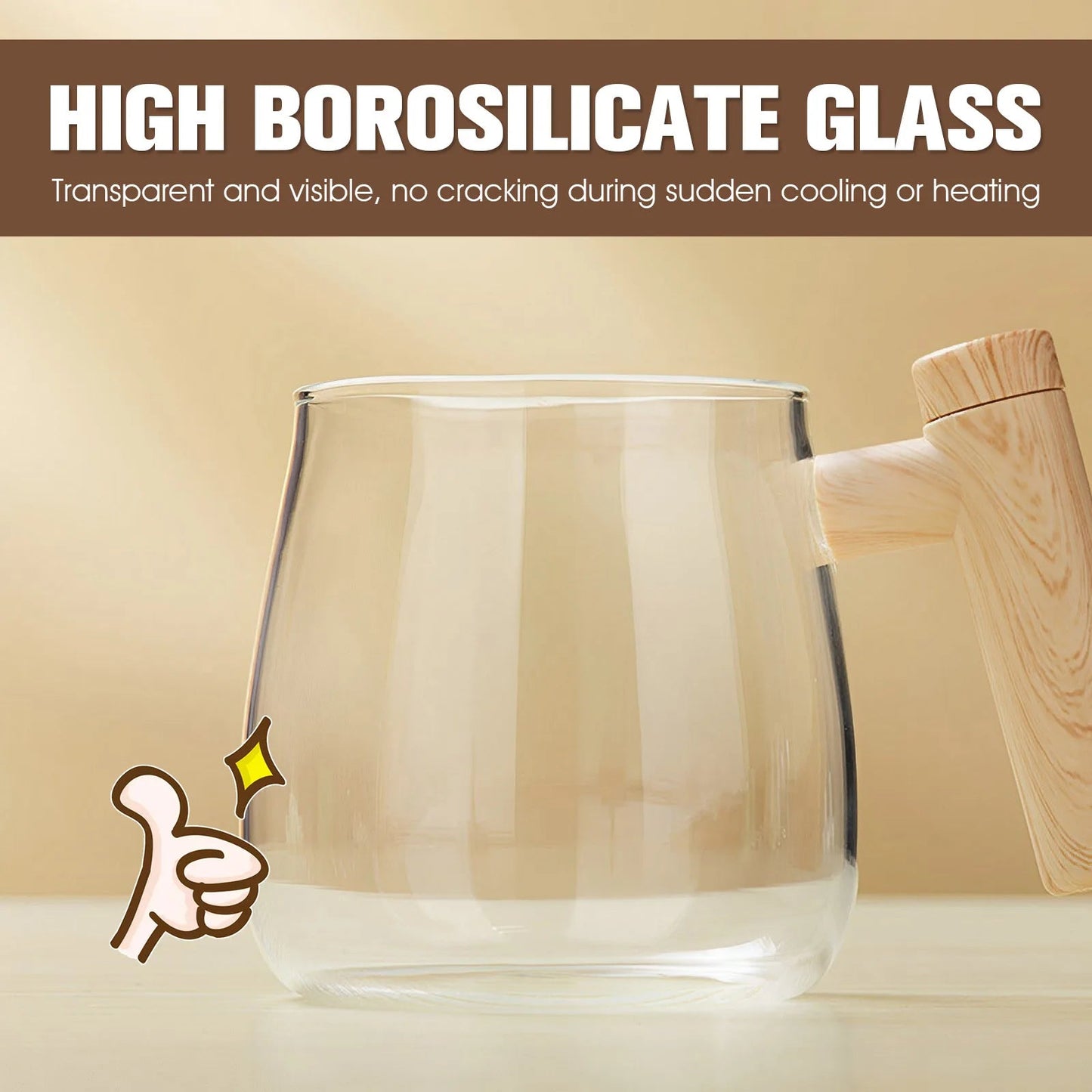 Auto Blend Glass Mug